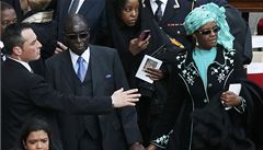 Prezident Zimbabwe Robert Mugabe se svou enou Grace