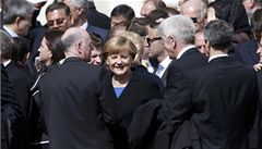 Do Vatikánu pijela také nmecká kancléka Angela Merkelová