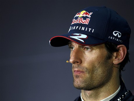 Australský pilot formule 1 Mark Webber ze stáje Red Bull