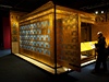 Zlatem zdobené devné obloení faraonovy hrobky