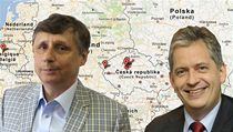 Mapa dárců Jana Fischera a Jiřího Dienstbiera | na serveru Lidovky.cz | aktuální zprávy