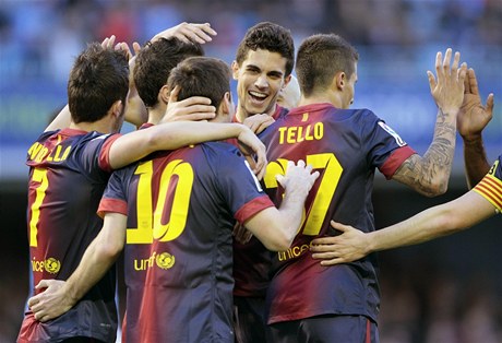 Radost fotbalist Barcelony