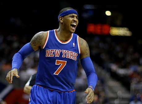 Basketbalista New Yorku Knicks Carmelo Anthony