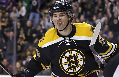 Jaromír Jágr v dresu Bostonu Bruins.