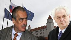  Prosadí Milo Zeman do Bratislavy Livii Klausovou?