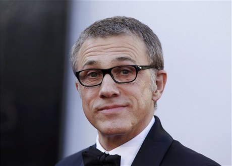 Christoph Waltz na letoním pedávání Oscar