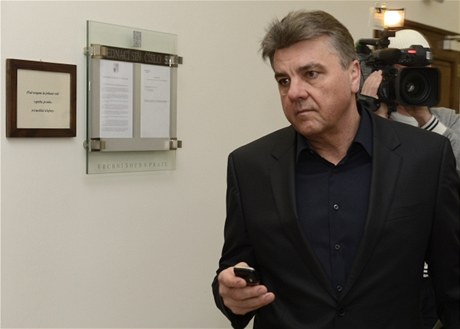Podnikatel Tomá Malina piel 11. bezna 2013 k jednání Vrchního soudu v Praze. 