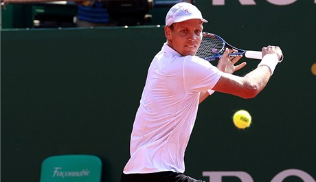 Tomá Berdych v Monte Carlu.