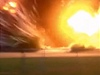 Amatérský snímek výbuchu v továrn v Texasu.