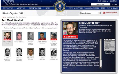 Seznam nejhledanjích zloinc FBI