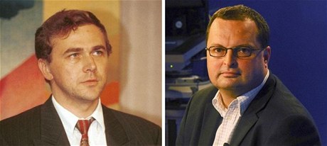 Pavel Tyka (vlevo) a Radovan Vítek (vpravo)