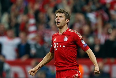 Fotbalista Bayernu Mnichov Thomas Müller