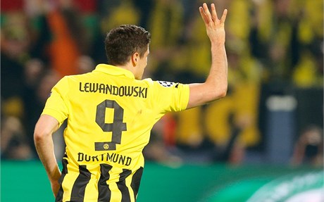 Robert Lewandowski z Borussie Dortmund.