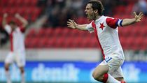 Záložník Slavie Karol Kisel se raduje z gólu | na serveru Lidovky.cz | aktuální zprávy