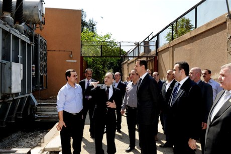 Baár Asad v elektrárn