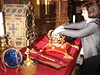 Korunovaní klenoty bude moné vidt od pátku deset dní vystavené ve Vladislavském sále.