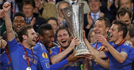 Chelsea slaví triumf v Evropské lize.