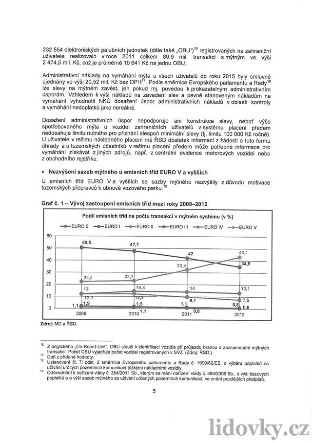 Kontrolní zpráva NKÚ k výbru elektronického mýtného - 05