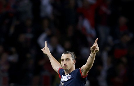 Fotbalista Paris St. Germain Zlatan Ibrahimovi