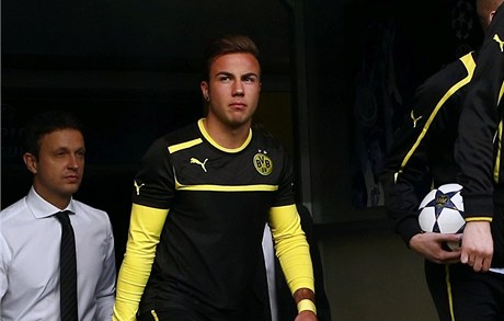 Fotbalista Dortmundu Mario Götze