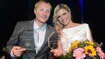 Čeští biatlonisté Ondřej Moravec (vlevo) a Gabriela Soukalová | na serveru Lidovky.cz | aktuální zprávy