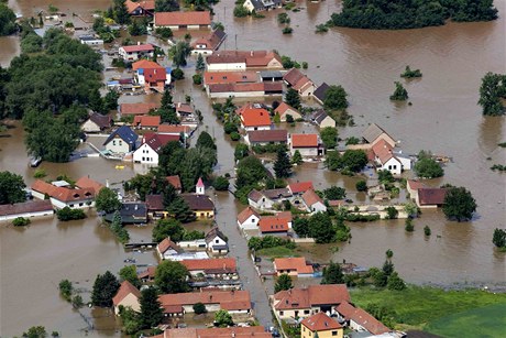 Zatopená obec Kly, 4. ervna