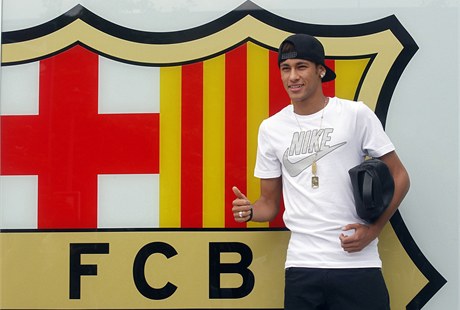 Neymar poprvé v Barcelon.