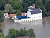 Muzeum Kampa v bývalých Sovových mlýnech, letecký snímek ze 4. ervna