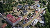 Kralupy nad Vltavou, letecký snímek ze 4. června | na serveru Lidovky.cz | aktuální zprávy