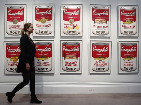 Campbellova polévka podle Andyho Warhola