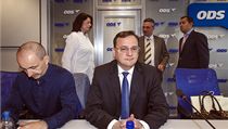Petr Nečas (vpravo) s Martinem Kubou (vlevo) na výkonné radě ODS. | na serveru Lidovky.cz | aktuální zprávy