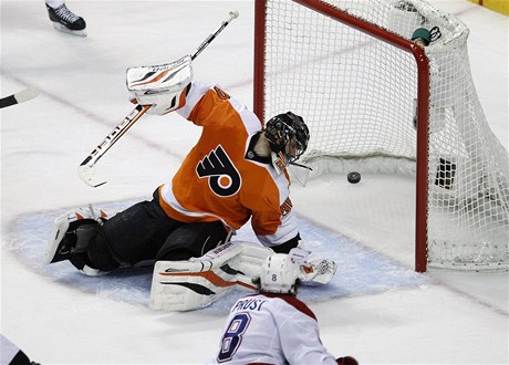 Ruský branká Philadelphie Flyers Ilja Bryzgalov