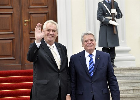 Milo Zeman a Joachim Gauck