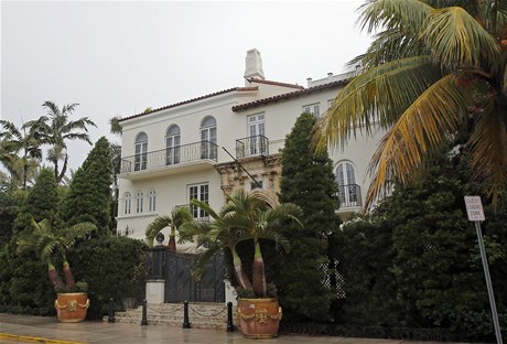 Rezidence Casa Casuarina, kde byl Gianni Versace zastelen. 