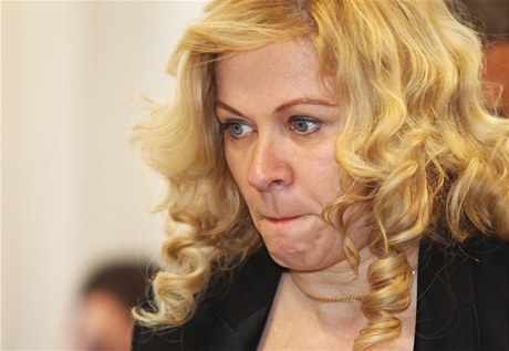 Jana Nagyová u soudu.