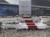 Pape Frantiek slouí slavnostní mi na plái Copabana. Uzavírá tak jak letoní Svtové dny mládee, tak svou vbec první zahraniní cestu.