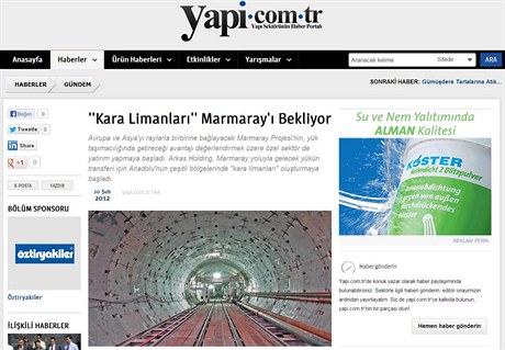 V Turecku v úspn dokonili testovací jízdu elezniním tunelem pod...