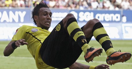 Fotbalista Dortmundu Pierre-Emerick Aubameyang