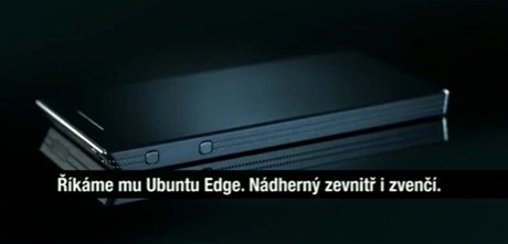 Mobilní telefon Ubuntu Edge.