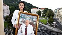Jana Bobošíková s fotografií Václava Klause | na serveru Lidovky.cz | aktuální zprávy