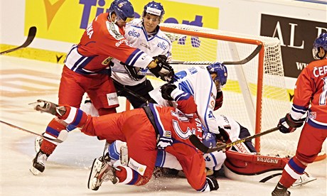 eské - Finsko. eské hokejové hry.
