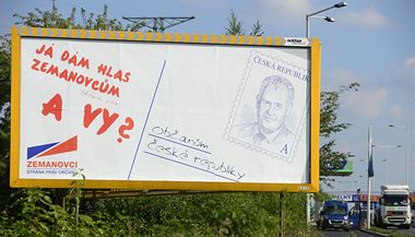 Pedvolebn billboard 