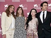 Jacqui Getty, Gia Coppola, hereka Claudia Levy a James Franco (zleva) jako reprezentanti filmu Palo Alto.