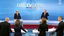 Předvolební televizní duel Angely Merkelové a Peer Steinbrücka. | na serveru Lidovky.cz | aktuální zprávy