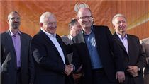 Polský expremiér Leszek Miller a český možný budoucí premiér Bohuslav Sobotka. | na serveru Lidovky.cz | aktuální zprávy