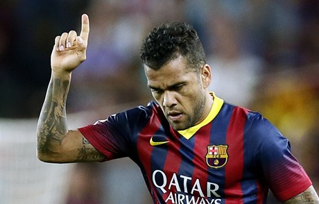 Fotbalista Barcelony Daniel Alves