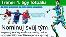 Tipovací soutěž Trenér 1. ligy. | na serveru Lidovky.cz | aktuální zprávy