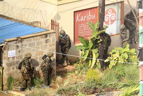 Ketí vojáci zasahují v obchodním dom Westgate