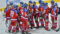 Lev Praha - Dynamo Moskva. Hráči pražského Lva se radují z vítězství | na serveru Lidovky.cz | aktuální zprávy