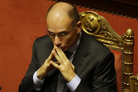 Italský premiér Enrico Letta